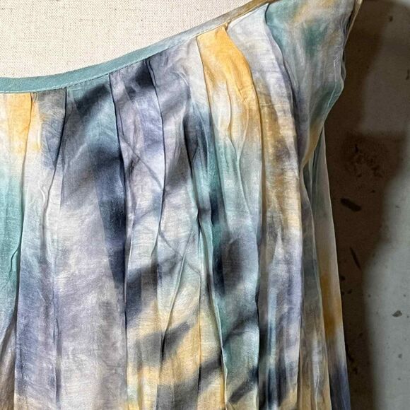 Tie Dye‎ Summer Beach Gauzy Boho Maxi Dress OSFM - Picture 2 of 8